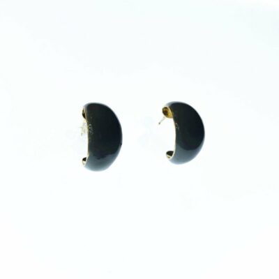 [925銀針]c形簡約耳圈耳釘
