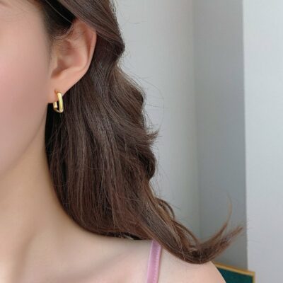 [925銀針]復古簡約小巧耳環