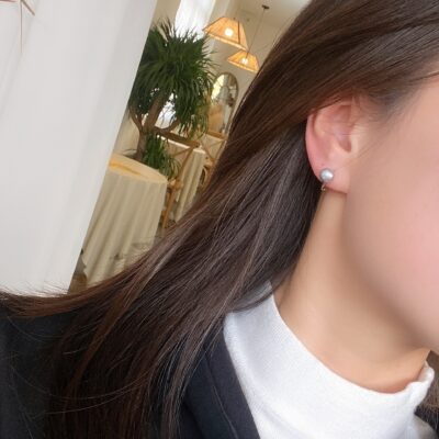 [925純銀]法式簡約mini耳扣