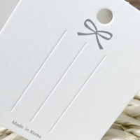 [現貨紙卡]100張髮夾髪繩包裝卡 - 100張, 白色6-37-3cm