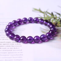 [紫水晶]烏拉圭濃紫色品質手鍊 - 三等, 6.5mm
