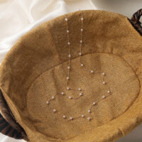 [合金]復古珍珠水晶串珠口罩鏈項鍊 - A 珍珠鍊條款