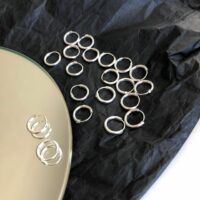 [925純銀]開口圓環耳扣 - 開口圈10mm, 925銀