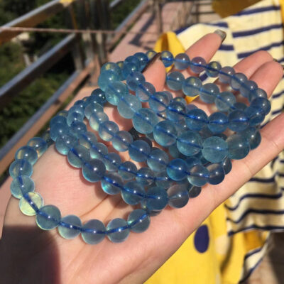 [海藍寶]圓珠手鍊