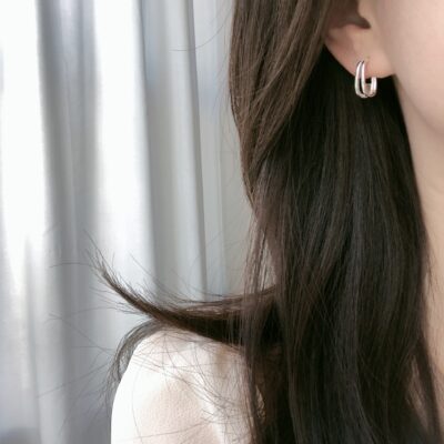 [925純銀]極簡小清新耳環