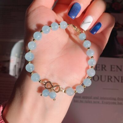 [海藍寶]蝴蝶結手鍊