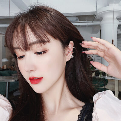 [耳骨夾]復古珍珠水鉆耳骨夾