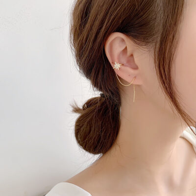 [耳骨夾]耳線一體式流蘇耳夾