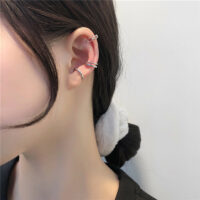 [耳骨夾]法式高級感耳骨夾 - 銀色耳骨夾
