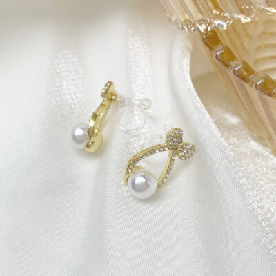 [925銀針]甜美珍珠耳環