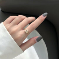 [合金]巴洛克風鋯鑽戒指 - 戒指, 均码