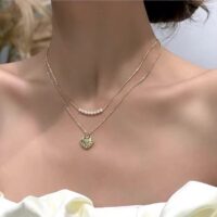 [🇰🇷韓.代工]鋯石珍珠項鏈合集 - 可拆卸叠戴款爱心项链
