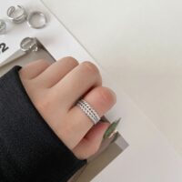 [🇰🇷韓.代工]韓國代購同款戒指合集 - J款 电镀24K保色白金
