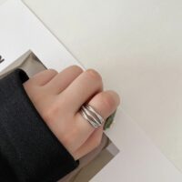 [🇰🇷韓.代工]韓國代購同款戒指合集 - A款 电镀24K保色白金