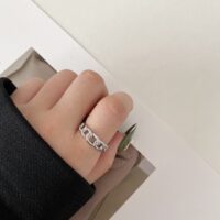 [🇰🇷韓.代工]韓國代購同款戒指合集 - Q款 电镀24K保色白金