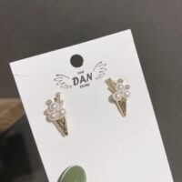 [🇰🇷韓.代工]韓國冰激凌設計耳釘 - 个性冰淇淋耳钉