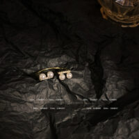 [銅]珍珠微鑲開口食指戒 - HSLJ467金, 开口可调节