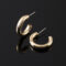 [蚊香盤]銅--金屬風圈圈蚊香盤耳夾 - 有耳洞。银针。金色（2.5cm直径）A201