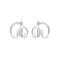[316L鈦鋼]個性異形耳蝸靈感耳環 - 钢色耳环