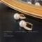 [925銀針]高級感鋯石珍珠耳環 - C-899