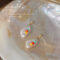 [925銀針]樹脂珍珠氣質耳環 - C-914