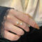 [925純銀]法式氣質珍珠戒指YC4173R - 大号#14号【可调节13-15号】, 开口可调节