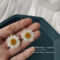 [925銀針]清新氣質幹花耳環668 - 668自然花雏菊
