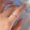 [銅]ins時尚鑲鋯石戒指 - 1705锆石爱心戒指, 开口可调节