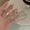 [925純銀]愛心鋯石手鏈YC4663SL - 爱心手链-白金色, 925银