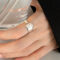 [925純銀]光面上寬下窄戒指YC4316R - 不规则光面戒指-银色, #11号【可调节10-12号】