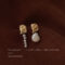 [925銀針]異形淡水珍珠耳環A132 - A132异形淡水珍珠