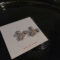 [925銀針]幾何金屬蝴蝶結耳環 - HSLE5457金