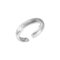 [925純銀]碎銀子珍珠戒指組合疊戴指環 - J0299磨砂戒指