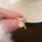 [925純銀]復古玫瑰花鋯石戒指YC4626R - 玫瑰花锆石戒指-黄金色, 开口可调节