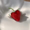 仿真食物水果立體髪夾 - B 草莓