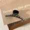 高級氣質珍珠髪夾 - 2805-1-小珍珠黑色抓夹【10cm】