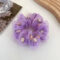 玫瑰花朵網紗大腸圈 - D 紫色