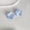 [925銀針]清新甜美亞克力花朵耳環2095 - 2107蓝色