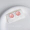 [925銀針]粉色透明質感花朵耳環2130 - 2130