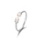 [925純銀]法式珍珠開口戒指YC4686R - 珍珠戒指-泰银做旧, #11号【可调节10-12号】