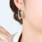 [316L鈦鋼]幾何百搭氣質耳釘F815 - F815-钢色耳环