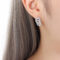 [316L鈦鋼]質感螺紋雙環耳釘F789 - F789-钢色耳环