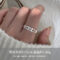 [925純銀]簡約鏤空雙層愛心戒指YC4826R - 双层爱心戒指-银色, 开口可调节