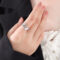 [316L鈦鋼]個性創意手勢戒指A195 - A195-钢色戒指, 7号开口不可调节