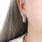 [316L鈦鋼]創意紋理感麻花耳扣F925 - F925-钢色耳环
