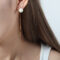 [316鈦鋼]時尚個性吊墜耳線耳環F1043 - F1043-高光贝珠耳线