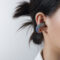 [316L鈦鋼]無耳洞空心螺紋耳夾 - F1002-炫彩螺纹耳夹