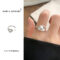 [鍍銀]韓系簡約珍珠戒指 - 393珍珠（6.5号开口）, 开口可调节