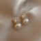 [🇰🇷韓.代工]法式復古珍珠耳釘 - 镀金-珍珠耳钉