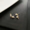[925銀針]法式復古珍珠樹枝耳釘 - 566#XK 珍珠树枝耳环